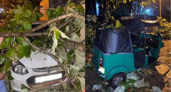 Colombo Hit by Fierce Winds and Rain